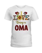 I Love Being A Oma Ladies T-Shirt tile