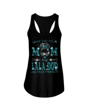 I Have Two Titles Mom And Lala Doo Ladies Flowy Tank tile