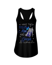 I Have Two Titles Mom And Georgie Ladies Flowy Tank tile