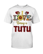 I Love Being A Tutu Classic T-Shirt front