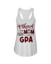 Blessed To Be Called Mom And GPA Ladies Flowy Tank tile