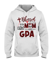 Blessed To Be Called Mom And GPA Hooded Sweatshirt tile