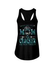 I Have Two Titles Mom And Cracker Ladies Flowy Tank tile