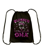 Blessed To Be Called Oma Drawstring Bag tile