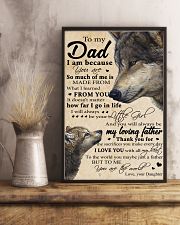 To My Dad - Daughter 11x17 Poster lifestyle-poster-3