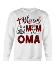 Blessed To Be Called Mom And Oma Crewneck Sweatshirt tile