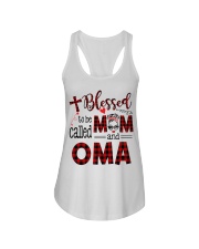 Blessed To Be Called Mom And Oma Ladies Flowy Tank tile