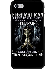 February Man Phone Case thumbnail
