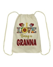 I Love Being A Granna Drawstring Bag tile
