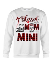 Blessed To Be Called Mom And Mini Crewneck Sweatshirt tile
