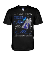 I Have Two Titles Mom And M V-Neck T-Shirt tile