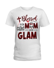 Blessed To Be Called Mom And Glam Ladies T-Shirt tile