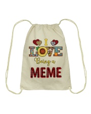 I Love Being A Meme Drawstring Bag tile