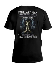 February Man V-Neck T-Shirt thumbnail