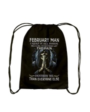 February Man Drawstring Bag thumbnail