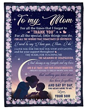 To My Mom Small Fleece Blanket - 30" x 40" front