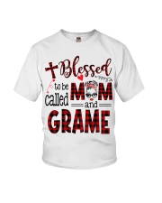 Blessed To Be Called Mom And Grame Youth T-Shirt tile