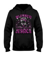 Blessed To Be Called Jessica Hooded Sweatshirt tile