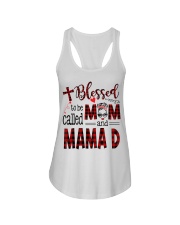 Blessed To Be Called Mom And Mama D Ladies Flowy Tank tile