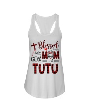 Blessed To Be Called Mom And Tutu Ladies Flowy Tank tile