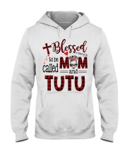 Blessed To Be Called Mom And Tutu Hooded Sweatshirt tile