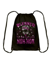 Blessed To Be Called Mom-Mom Drawstring Bag tile