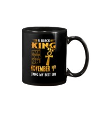 4thA Black King - November 04 Mug tile