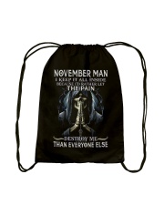 November Man Drawstring Bag thumbnail