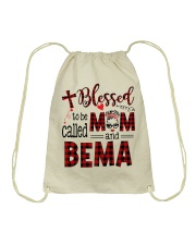 Blessed To Be Called Mom And Bema Drawstring Bag tile