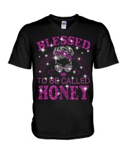 Blessed To Be Called Honey V-Neck T-Shirt tile