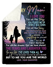 To My Mom Sherpa Fleece Blanket tile