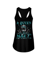 A Queen - May 7th Ladies Flowy Tank tile