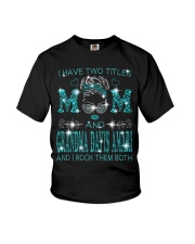 I Have Two Titles Mom And Grandma Davis Amari Youth T-Shirt tile
