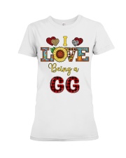 I Love Being A GG Premium Fit Ladies Tee tile