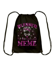 Blessed To Be Called Meme Drawstring Bag tile