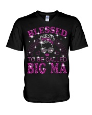 Blessed To Be Called Big ma V-Neck T-Shirt tile