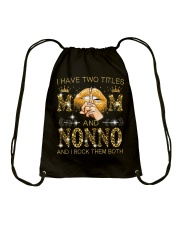I Have Two Titles Mom And Nonno Drawstring Bag tile
