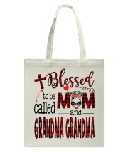 Blessed To Be Called Mom And Grandma Grandma Tote Bag tile