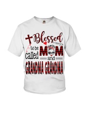 Blessed To Be Called Mom And Grandma Grandma Youth T-Shirt tile