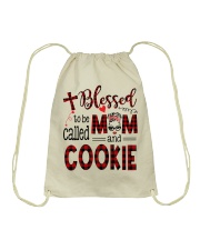 Blessed To Be Called Mom And COOKIE Drawstring Bag tile