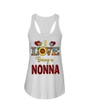 I Love Being A Nonna Ladies Flowy Tank tile