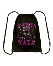 Blessed To Be Called Yaya Drawstring Bag tile