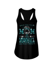 I Have Two Titles Mom And Mommall Ladies Flowy Tank tile
