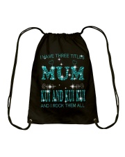 I Have Three Titles Mum Kui and Kui Kui Drawstring Bag tile