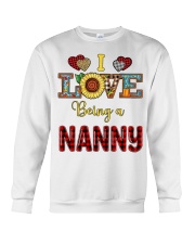 I Love Being A Nanny Crewneck Sweatshirt tile