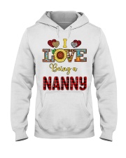 I Love Being A Nanny Hooded Sweatshirt tile