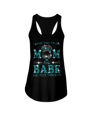 I Have Two Titles Mom And Babe Ladies Flowy Tank tile