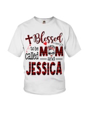Blessed To Be Called Mom And Jessica Youth T-Shirt tile