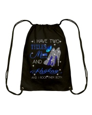 I Have Two Titles Mom And Kaykay Drawstring Bag tile