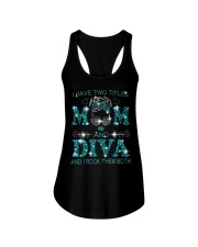 I Have Two Titles Mom And Diva Ladies Flowy Tank tile